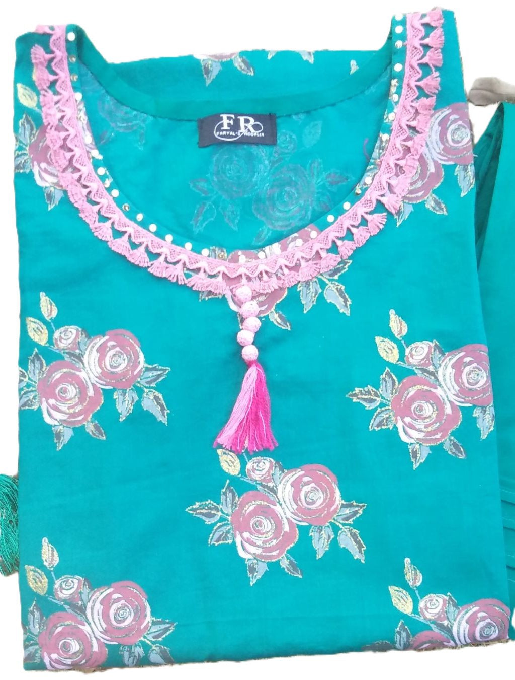 Fabric lawn Shirt and trouser 3 Pieces